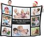 Mom Birthday Gifts, Personalized Mom Gifts, Customizable Gifts for Mom, Custom Throw Blanket, Personalized Blankets with My Own Photos Names, Gifts for Mom,Grandma,Christmas