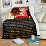 Personalized To My Beautiful Wife Red Truck Fleece Blanket From Husband To My Wife I Am So Blessed That God Truck Blanket Gifts For Wife
