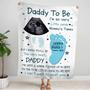 Personalized Blanket For Future Daddy I Know You'll Be The Very Best Daddy Blanket Gift For First Father's Day