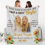 Personalized Picture Bestie Blankets, Custom Friend Picture Blanket for Best Friend Bestie Birthday Blankets