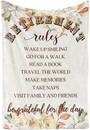Retirement Blanket for Women Men, Friends, Mom, Dad, Grandma, Grandpa, Teachers, Bosses, Nurses - Retirement Rules