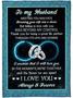 Rings To My Husband Falling In Love With You Was Beyond My Control Fleece Blanket Gift For Husband Home Decor