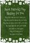 St. Patrick's Day Blanket - Blessing for you - Gift for St Patrick's Day