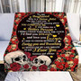 Tattoo To My Boyfriend I Love You Forever And Always Throw Fleece Blanket Gift For Christmas