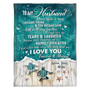 A Turtle Blanket. To My Husband, I Became Yours And You Became Mine. Gift For Husband Family Home Decor Bedding Couch