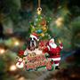 Ornament- St Bernard-Christmas Tree&Dog Hanging Ornament, Happy Christmas Ornament, Car Ornament