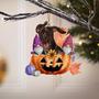 German Shorthair Pointer-Gnomes Pumpkins Hanging Ornament