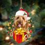 Goldendoodle-Dogs give gifts Hanging Ornament