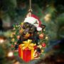 Miniature Pinscher-Dogs give gifts Hanging Ornament