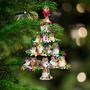 Shetland Sheepdog-Christmas Tree Lights-Two Sided Ornament