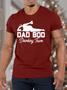 Men’s Dad Bod Drinking Team Fit Casual T-shirt