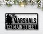 Custom Metal Address Sign-Wilderness Rustic Sign-Metal House Number Sign-Outdoor-Gift Ideas-Address Plaque-Housewarming Gift
