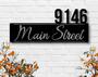 Metal house numbers-address plaque-housewarming gifts-address sign-Custom metal address sign-custom street address sign-rustic-wall