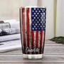 America Faith Personalized Stainless Steel Tumbler 20Oz