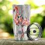 Be A Flamingo Personalized Stainless Steel Tumbler 20Oz