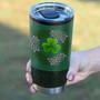 Irish Clover Celtic Pattern Personalized Stainless Steel Tumbler 20Oz