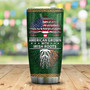 Irish Roots American Personalized Stainless Steel Tumbler 20Oz