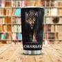 Old Wolf Man Personalized Stainless Steel Tumbler 20Oz