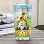 Personalized Gnome Let It Be Stainless Steel Tumbler 20Oz