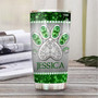 Personalized Irish Lucky Dog Mom Stainless Steel Tumbler 20Oz