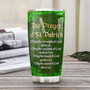 Personalized Irish Saint Patrick Prayer Stainless Steel Tumbler 20Oz