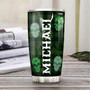Personalized Irish Skull Stainless Steel Tumbler 20Oz