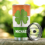 Personalized Irish Wishes Wooden Style Stainless Steel Tumbler 20Oz