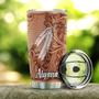 Personalized Native America Leather Style Stainless Steel Tumbler 20Oz