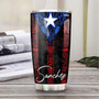 Personalized Puerto Rico Dad To Son Stainless Steel Tumbler 20Oz