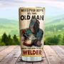 Welder Old Man Stainless Steel Tumbler 20Oz