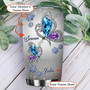 Jewelry Style Butterfly Daughter Personalized Stainless Steel Tumbler 20Oz Jewelry Style Butterfly Daughter Personalized Stainless Steel Tumbler 20Oz