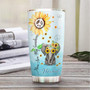 Personalized Hippie Elephant To My Son Stainless Steel Tumbler 20Oz