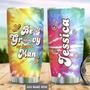 Personalized Hippie Tie Dye Be Groovy Stainless Steel Tumbler 20Oz