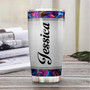 Personalized Hippie Van Metal Style Stainless Steel Tumbler 20Oz