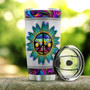 Personalized Hippie Van Metal Style Stainless Steel Tumbler 20Oz