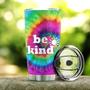Personalized Tie Dye Hippie Be Kind Stainless Steel Tumbler 20Oz
