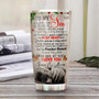 To Son Personalized Stainless Steel Tumbler 20Oz
