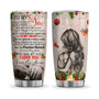 To Son Personalized Stainless Steel Tumbler 20Oz