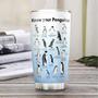 Type Of Penguins Personalized Stainless Steel Tumbler 20Oz