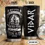 Viking Old Man Personalized Stainless Steel Tumbler 20Oz