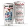 To My Wife I Just Want To Be Your Last Everything Personalized Stainless Steel Tumbler 20Oz