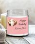 Personalized Birthday Candle| Gift for Mother, Sister, Best Friend| Custom gift for sister friend Soy Wax Candle Jar 9oz
