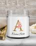 Personalized Initial Monogram Candle| Candle for Mom, Sister Bestie, Bridesmaid| Scented Candle gift| Custom Gold initial Candle Soy Wax Candle Jar 9oz
