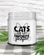 Funny cat candle; gift for cat mom; funny cat lover gift; cute cat candle