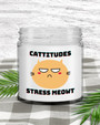 Funny cat candle gift for cat mom funny cat lover gift