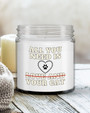Funny cat candle gift for cat mom funny cat lover gift