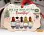 There Is No Greater Gift Than Our Friendship, Personalized Custom Aluminum Christmas Ornament, Gift For Bestie, Best Friend, Sister
