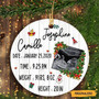 Personalized The Bump Sonogram Custom Photo Ornament, Gift for New Mom and Dad, New Parent Gift, Bump's First Christmas, Gift For The Bump