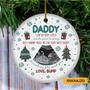 Personalized Daddy I Know You’ll Be The Very Best Daddy Ornament, Gift for Dad to be, New Dad Gift, First Time Dad Gift, Gift From The Bump