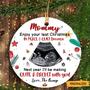 Personalized Gift For Future Mommy Enjoy Your Last Christmas In Peace And Quiet Ornament, Gift For Mommy To Be From The Bump, New Mom Gift
